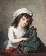 Elizabeth Louise Vigee Le Brun Mademoiselle Brongniart USA oil painting artist